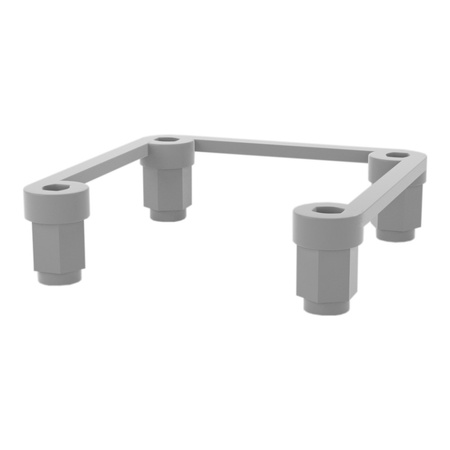 10szt. Ramka mocująca dla gniazd tablicowych 230V Doktorvolt 38x38mm DV-1950-230-RPP-10