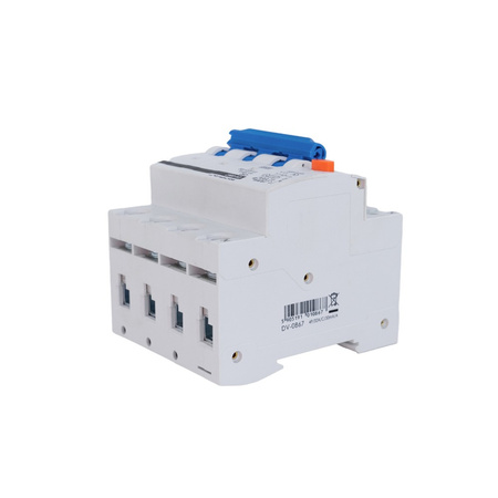 Wyłącznik różnicowoprądowy z członem nadprądowym C32 Typ A 30mA 32A 4P RCBO Doktorvolt DV-0867