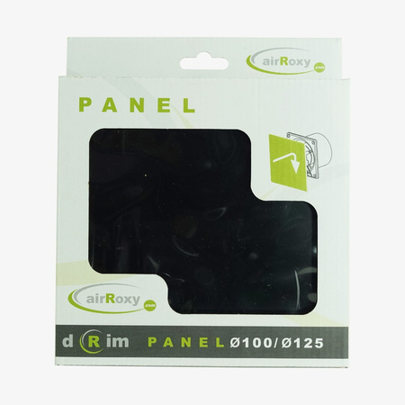 Panel do wentylatora plexi szary dRim 9950