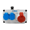 Rozdzielnica budowlana 2x16A 230V Schuko 1x16A CEE IP44 BALS bez zabezpieczeń BL89004