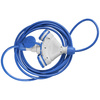 Przedłużacz trójdrożny 5m 250V 16A Schuko 3×2P+Z H07BQ-F 3×2,5 mm² IP44 W-01198