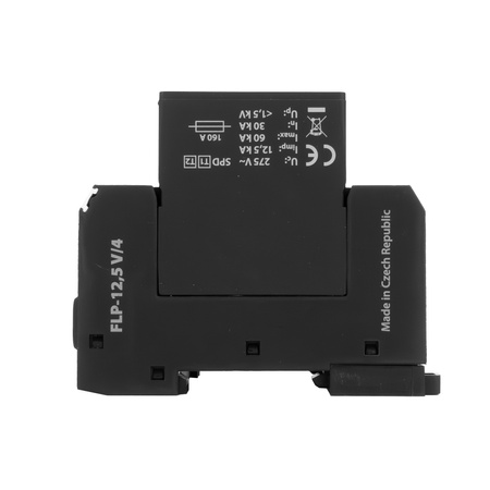 Ogranicznik przepięć typ 1 12.5kA FLP-12,5 V/4 do 350V DC szyna DIN ochronnik przepięciowy dla niskiego napięcia A03429