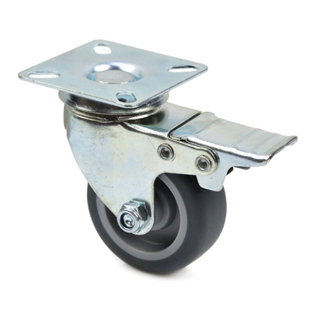 Koło obrotowe skrętne z hamulcem PP/TPR 50mm lub 75 mm G71511