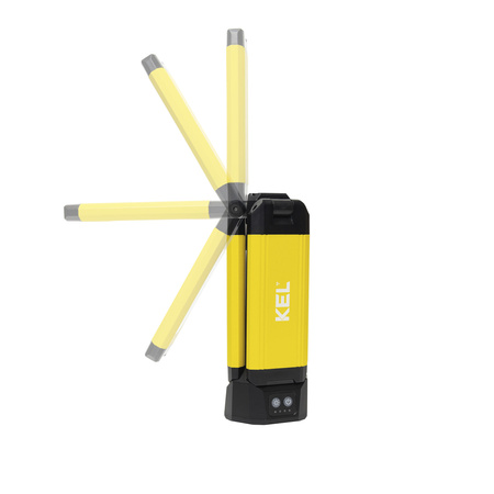 Lampa warsztatowa potrójna 5V IP54 LW-3AS na regulowanym statywie W-96326
