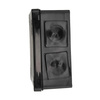 Puszka Natynkowa pusta 6 wlotów/12 wlotów VIPLAST CZARNA IP55 05 022-05