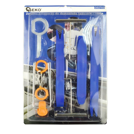 Zestaw ściągaczy do demontażu tapicerki i radia G02703