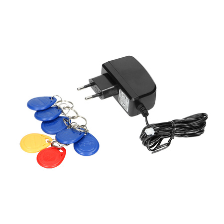 Bezsłuchawkowy zestaw wideo domofonowy CETI. monitor 7" z kartą pamięci TF. czytnikiem kart i breloków. IP44 VDP-60