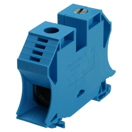WDU 35N BL 35 mm² Przelotowa rzędowa listwa zaciskowa złącze śrubowe 500V 125A niebieska Weidmüller 1040480000