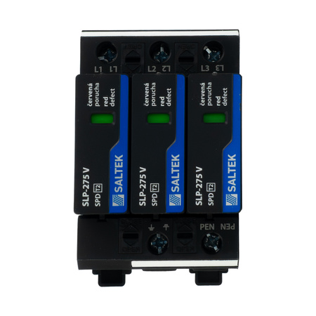 Ogranicznik przepięć typ 2 40kA SLP-275 V/3 do 350V DC szyna DIN ochronnik przepięciowy dla niskiego napięcia A01760