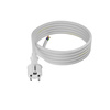 Przewód przyłączeniowy 3m z wtyczką prostą 250V 16A 3x2,5 mm² IP44 H05VV-F PP-40H biały W-98616