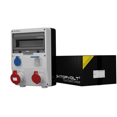 Rozdzielnica budowlana TD CH 32A 16A 2x230V Doktorvolt DV-2220-CH