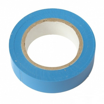Taśma izolacyjna PVC 15mmx10m niebieska Bemko E30-PVC1510BU