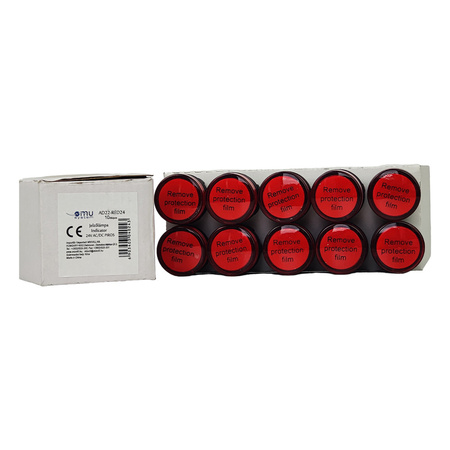 Kontrolka sygnalizacyjna XBS 24V AC/DC Lampka LED czerwona AD22 AD22-RED24