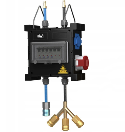 Rozdzielnica wisząca z przyłączem pneumatycznym i wodnym Mobil-S 16A 3x230V Doktorvolt 0731