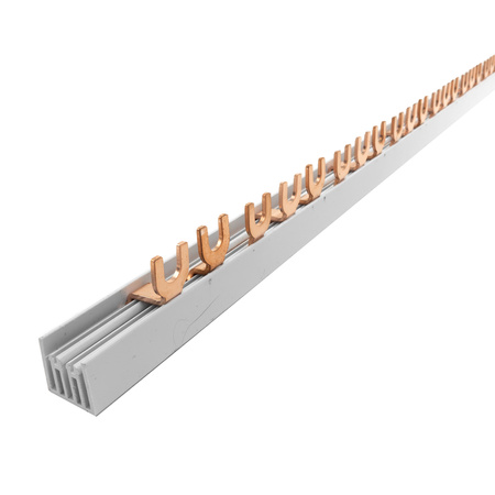 Szyna łączeniowa grzebieniowa 3-fazowa 54-modułowa 12mm2 80A DV-6602-PSG