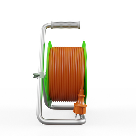 Przedłużacz bębnowy 25m 4 Gniazda 230V Schuko 3680W W-97540