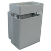 Oprawa elewacyjna GU10 50W IP54 szara kinkiet lampa ścienna NESSA GTV LD-NESSAGU10J-80