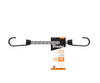 Guma elastyczna ze stalowym hakiem 0,8x40cm Bradas BCH1-08040GY-E