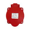 Gniazdo tablicowe proste CEE 400V 32A/5P 75x75 mm VDE TP Electric 3107-322-1675