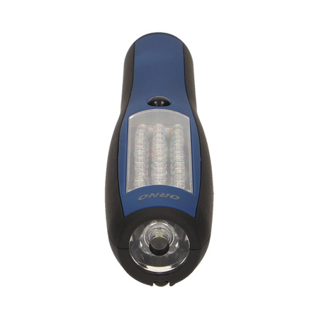 Latarka warsztatowa 39+1 LED. 4 x AAA. rozkładany hak. magnes OR-LT-1509