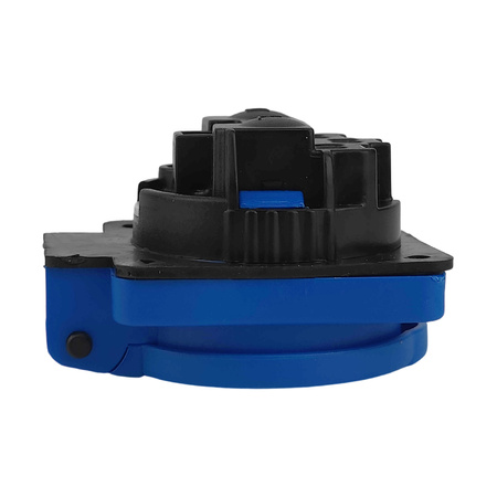 Gniazdo tablicowe 230V/16A IP54 gniazdo z bolcem uziemiającym niebieskie Typ E TpE 3101-326-0900