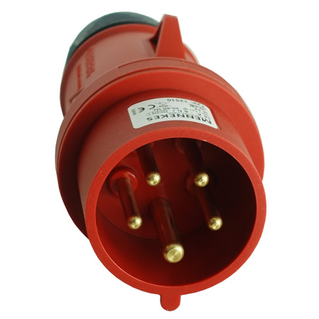 Wtyczka przenośna CEE 5P 16A IP54 400V Mennekes 13510