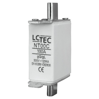 Wkładka topikowa przemysłowa zwłoczna kompaktowa BM 100A gG/gL NT00C NT00C100A