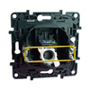 Gniazdo komputerowe pojedyncze RJ45 5e UTP czarne Niloe Step 863559