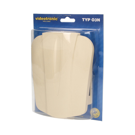 Dzwonek elektromechaniczny dwutonowy 8V. beżowy OR-DP-VD-142/BG/8V