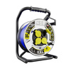 Przedłużacz bębnowy 50m 3x2,5mm HEAVY LINE 4x230V niebieski z metalowym bębnem W-99471