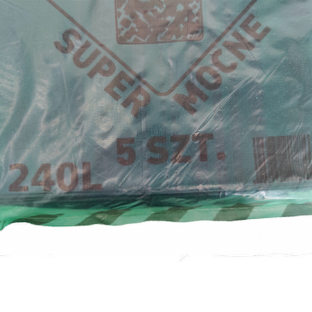 Mocne worki na gruz i odpady budowlane WOJAFKO 240L wytrzymałe i odporne DV-248