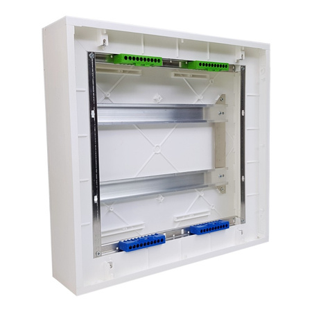 Rozdzielnica podtynkowa DARP-32S 32 modułowa 2x16 IP54 z aluminiowymi drzwiami E-P 9.216