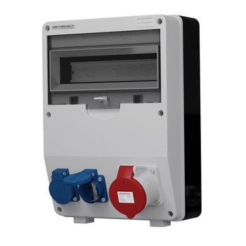 Rozdzielnica budowlana TD 32A 2x230V Schuko Doktorvolt DV-6770-D