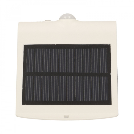 SILOE LED 1.5W. lampa solarna z czujnikiem ruchu 120st. 190lm. IP65. 4000K. 1200mAh. podwójne źródło światła. biała OR-SL-6083WLR4