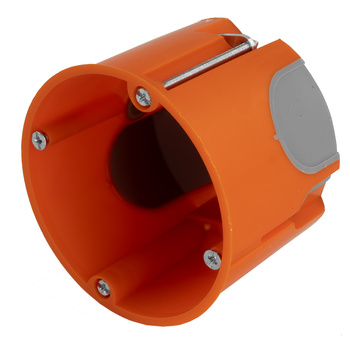 F-tronic Puszka instalacyjna podtynkowa 1 sztuka 68mm połączeniowa pomarańczowa VDE 7360027