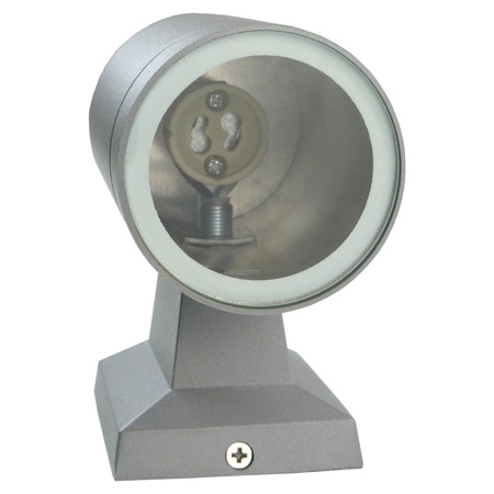 Oprawa elewacyjna GU10 10W IP54 szara kinkiet lampa ścienna BALEO MINI GTV LD-BALGU10-0S