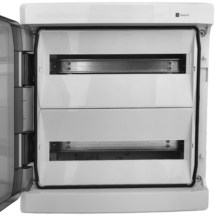 Rozdzielnica natynkowa HIGHT IP65 36 modułowa transparentne drzwi M-L 2x18 940.36
