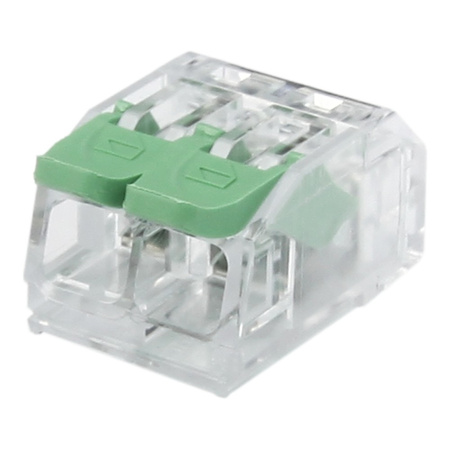 Szybkozłączka instalacyjna 2x0.2-4.0 mm² VDE UL 450V 32A DGN 1 sztuka 100 sztuk