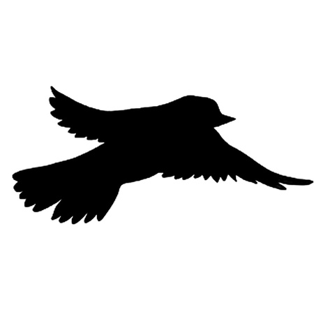 Odstraszacz ptaków BRADAS samoprzylepne naklejki na szybę małe zestaw 9x10 sztuk CTRL-BR001