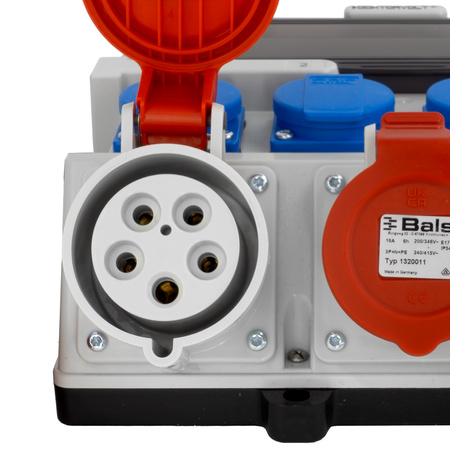 Rozdzielnica budowlana TR-S 32A 2x16A 4x230V Schuko Doktorvolt DV-7273-D