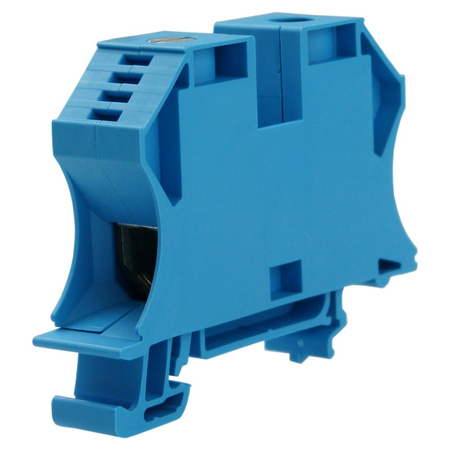 WDU 35N BL 35 mm² Przelotowa rzędowa listwa zaciskowa złącze śrubowe 500V 125A niebieska Weidmüller 1040480000