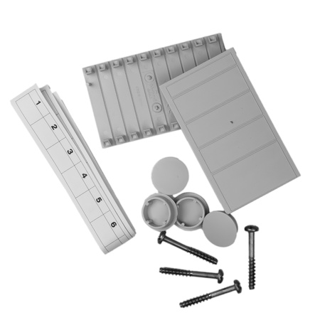 Rozdzielnica natynkowa HIGHT IP65 4 modułowa transparentne drzwi M-L 1x4 940.04