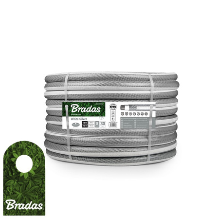 Wąż ogrodowy 3/4" 50m NTS WHITE SILVER WWS3/450 BRADAS 5380