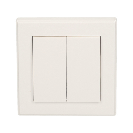 Włącznik podwójny natynkowy. do zdalnego sterowania włącznikami podtynkowymi i gniazdami ORNO Smart Living OR-SH-1711