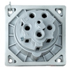 Gniazdo tablicowe skośne CEE 63A/5P 400V IP67 IEGN 6353