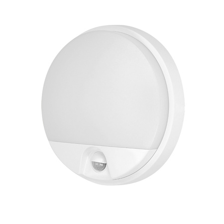 AGAT LED 15W. oprawa ogrodowa z czujnikiem ruchu 140st. 1200lm. IP54. 4000K. biała OR-OP-6112WLPMR4