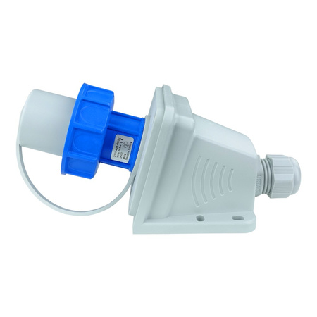 Wtyczka naścienna 16A 2P+Z 230V IP68 hermetyczna Schuko 3101-405-0900