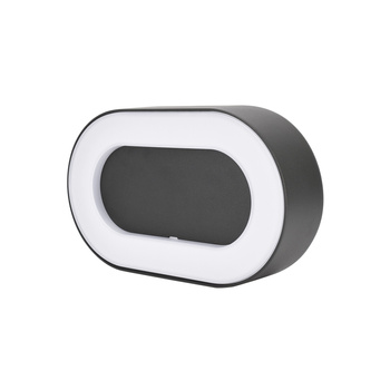 Oprawa elewacyjna VALIT 10W 4000K 850LM IP65 OWAL GRAFIT Bemko C25-EL2-O-010GR-4K
