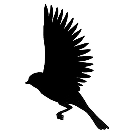 Odstraszacz ptaków BRADAS samoprzylepne naklejki na szybę małe zestaw 9x10 sztuk CTRL-BR001