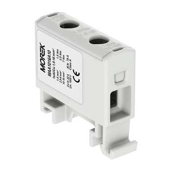 Złączka szyn. 1,5-16mm2 szara 2otwor 1P Morek MAA1016A10